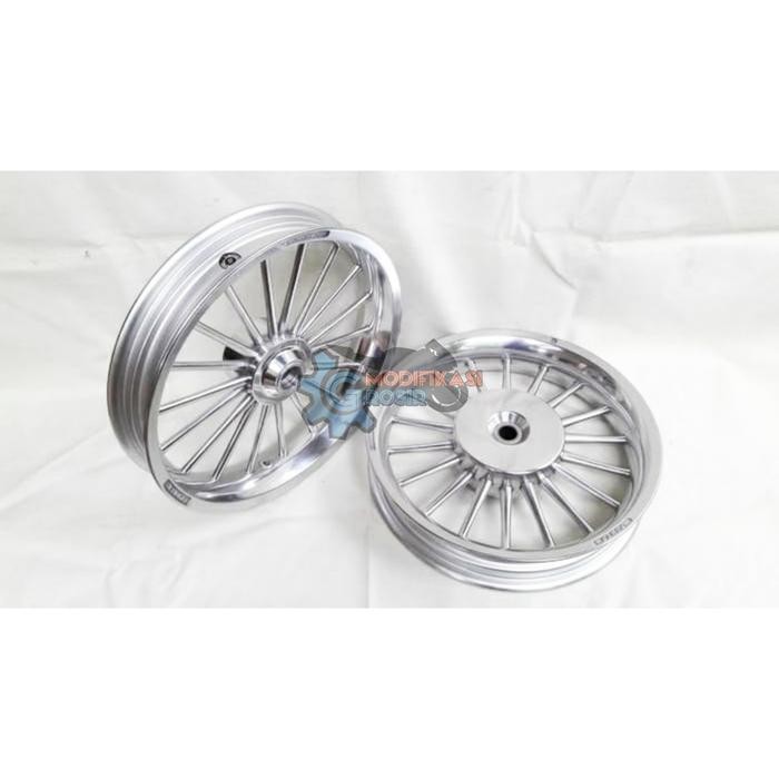Velg Racing Tapak Lebar Power Mio 125 Mio M3 Classic P18 Chrome