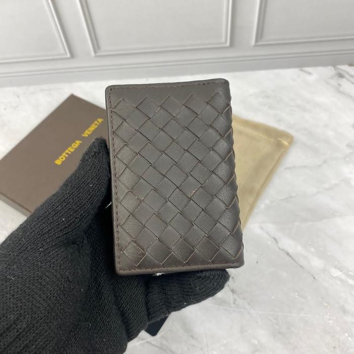 

Card Holder Dompet Kartu B'0 008 Cokelat Tua Kulit Miror