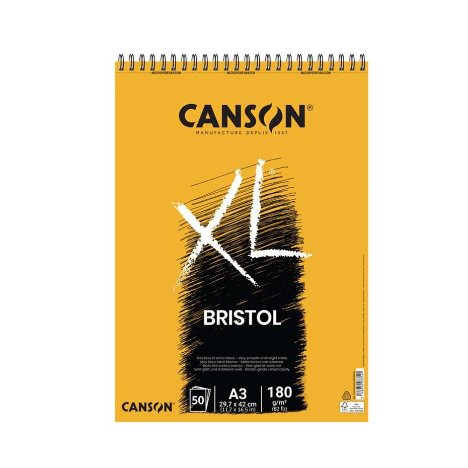 

Canson Xl Bristol A3 50 180 Kertas Drawing Gambar 31078A022