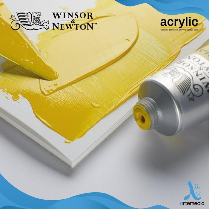 

Winsor & Newton Acrylic Paper Pad 300Gsm Kertas Lukis Akrilik Tekstur Kanvas