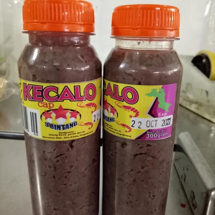 

Kecalo/calo udang/ terasi cair merk tiga bintang Bangka, super quality