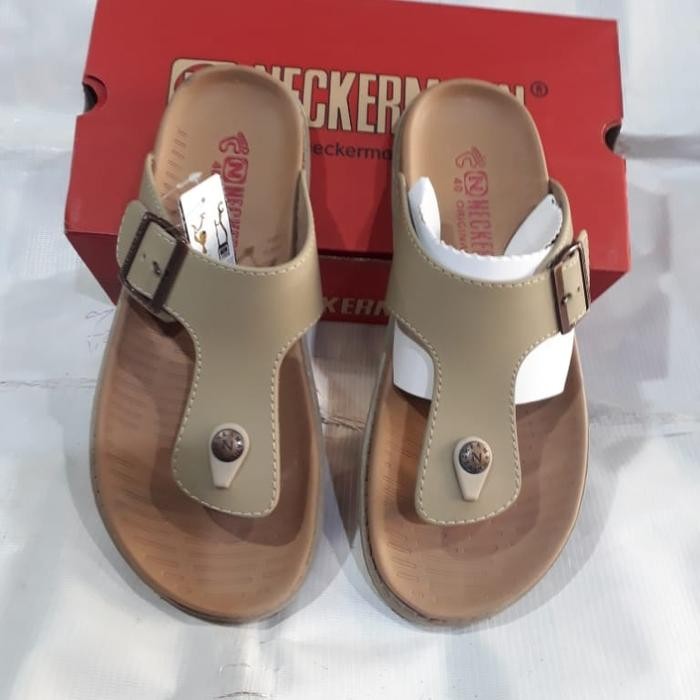 Terbaru Sendal Jepit Pria Neckermann Eden-044 Original Cream