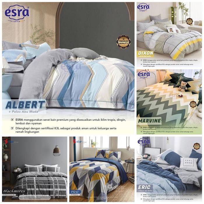 Sprei katun 180x200x40 Motif Katun Jepang Bahan Esra