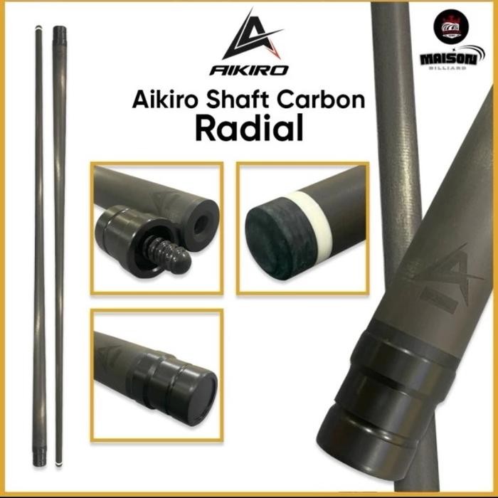 Shaft Carbon Billiard Uniloc / Radial Merk Aikiro