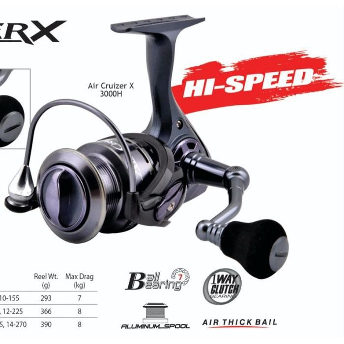 Reel Pancing Spinning Air Cruizer X 4000H 8BB OWC
