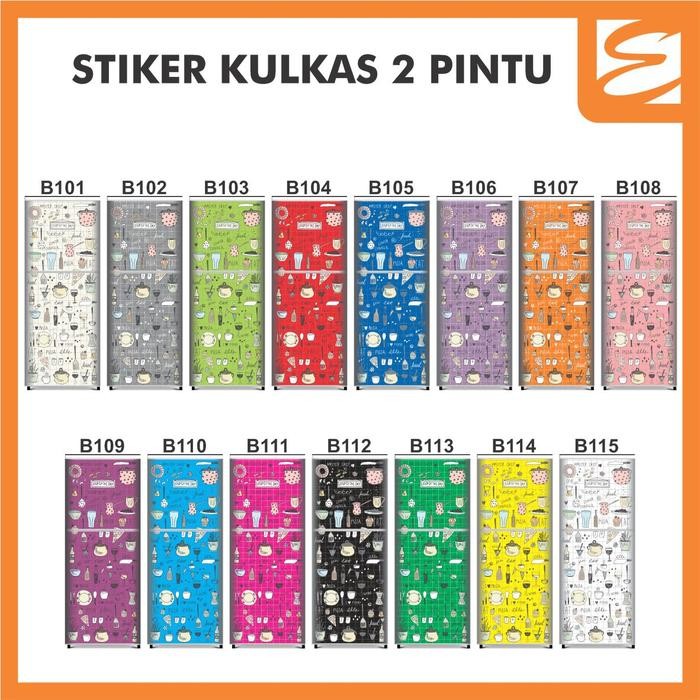 STIKER KULKAS 2 PINTU - KITCHEN (STICKER KULKAS 2 PINTU)