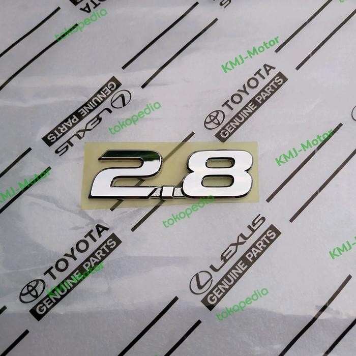 TERBARU EMBLEM 2.8 FORTUNER ORIGINAL