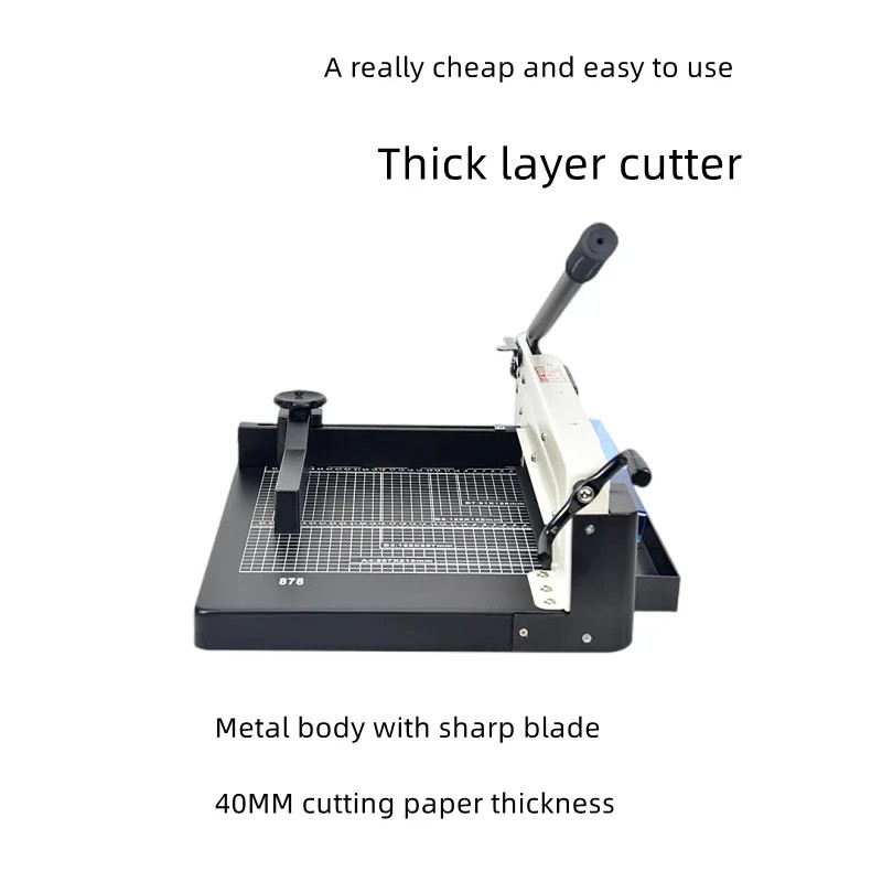 

A4(310MM) Manual Paper Cutter Large Blader A Push Cardboard 878 Thick Photo Cutting Paper Cutter