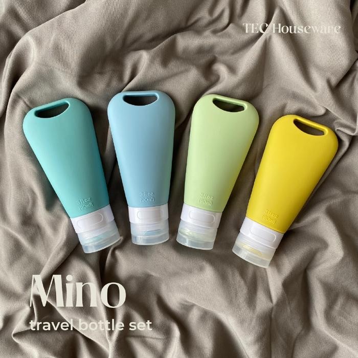 

TECMINO Travel Kit Set Botol Sabun / Botol Shampo Portable Tempat Penyimpanan Serbaguna Refill Botol