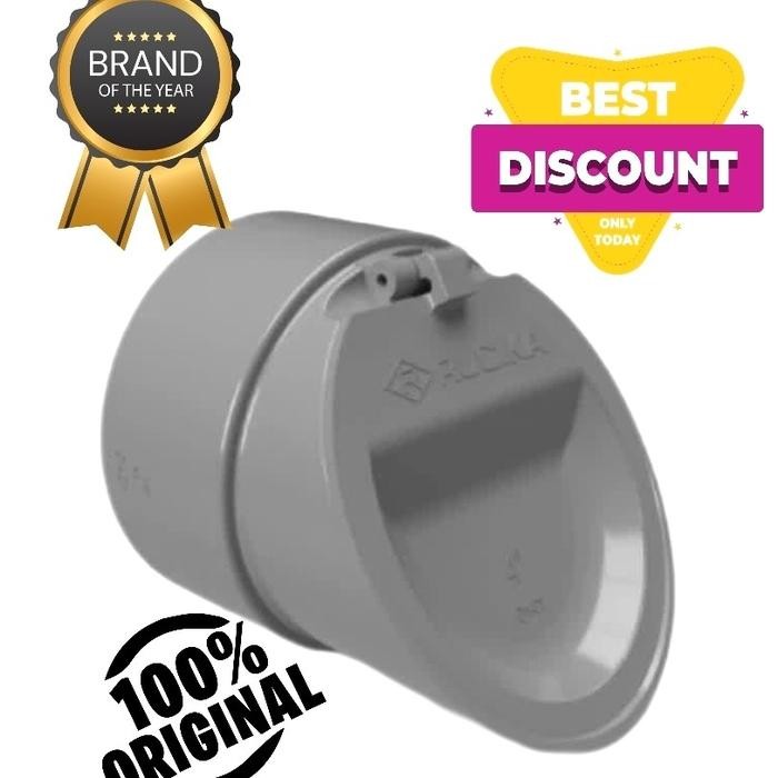 Backflow Valve 3" inch PVC Rucika