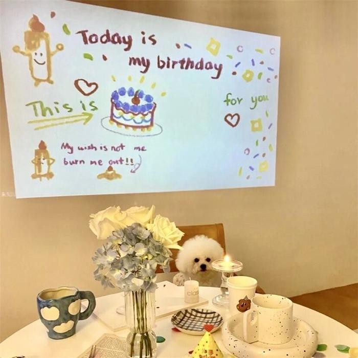 Projector Happy Birthday Projection Mini Ulang Tahun Happy Birthday Pasti Ori