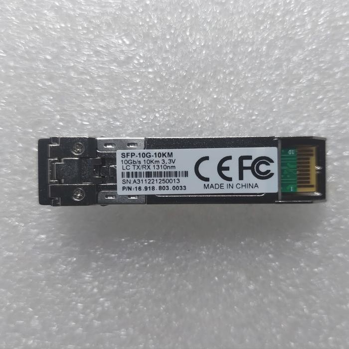 SFP+ SFP 10G LR 10km 1310nm Compatible Cisco, Mikrotik. 100% BARU