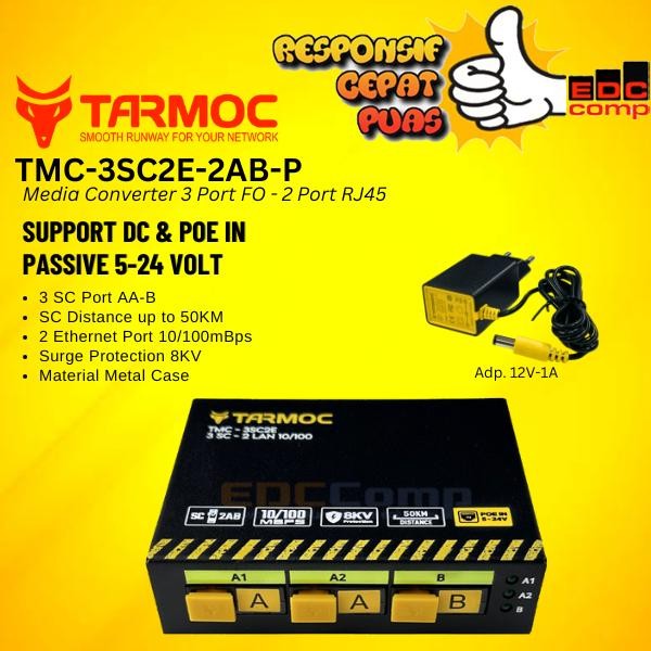 Media Converter 3 Port FO 2 Port LAN/ 3 FO 2 LAN / 3 SC 2 Rj45