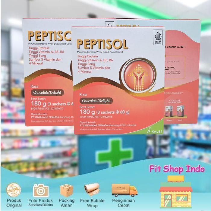 

Susu Peptisol Coklat 185gr - Susu Tinggi Protein