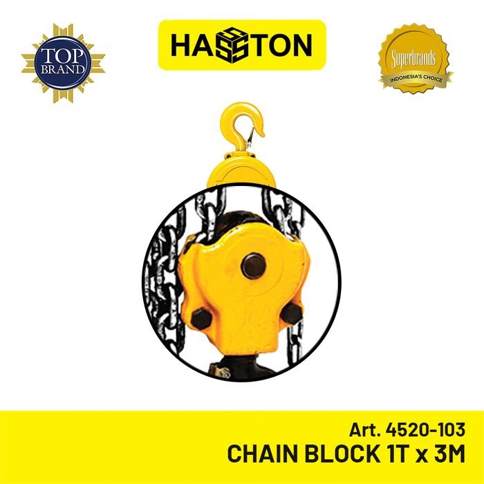 HASSTON PROHEX Chain Block / Takel 1 Ton x 3 Meter (4520-103)