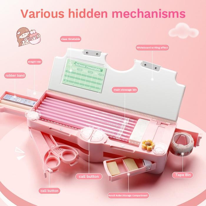 

Ready- Mayy K001Plus Kotak Pensil Multifungsi Motif Kartun Untuk Laki Laki Perempuan / Kotak Pensil