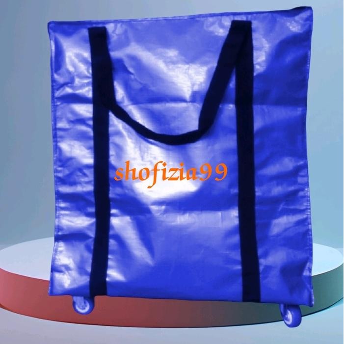 Tas Terpal Roda tas belanja bahan terpal korea tebal
