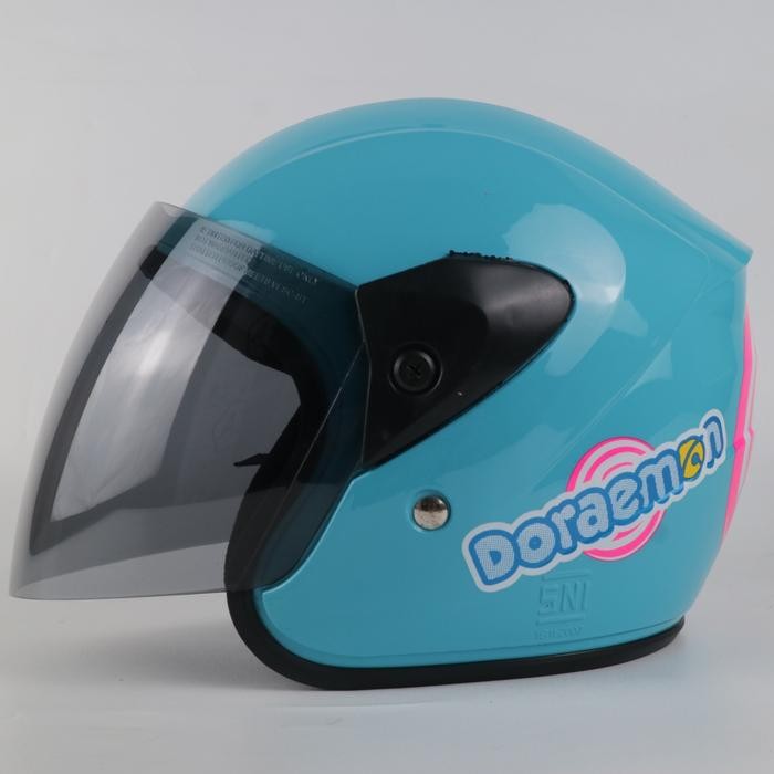 Helm Anak Anak Kecil Usia 3 - 6 Tahun Balita SNI Karakter Doraemon