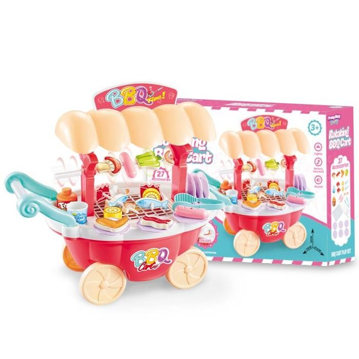 Pretty Missy Rotating Bbq Cart