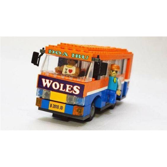 Emco Indobrix Metro Mini Mainan Edukasi Building Block