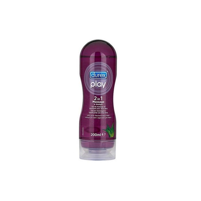 ~`~ Durex Play Massage 2in1 lubricant Pelumas Berbentuk Gel kemasan 200ml ~~~ *