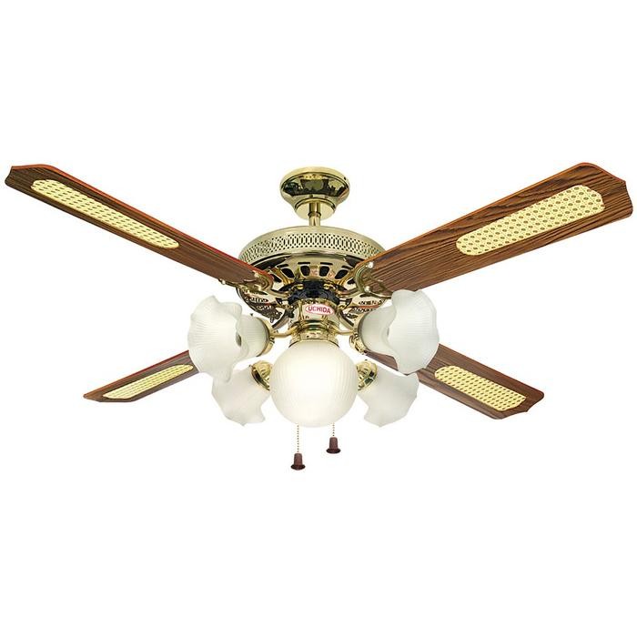 Uchida Maspion CF103 / MCF52305PB Kipas Angin Gantung 5 Lampu 52 inch