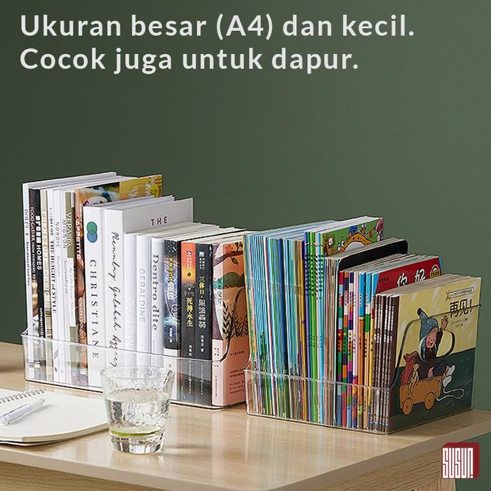 

Rak Acrylic Tempat Bumbu Dapur / Buku Dokumen Paper Kerja Organizer
