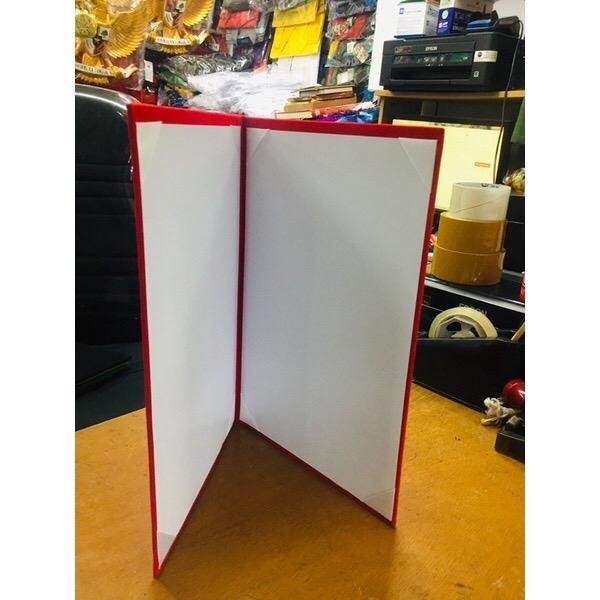 

map beludru A4 Map kantor map sekolah stok ready Biru Kuning Merah