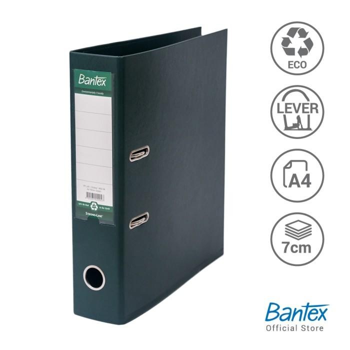 

Bantex Lever Arch File Ordner Plastic A4 7cm Green #1450 04