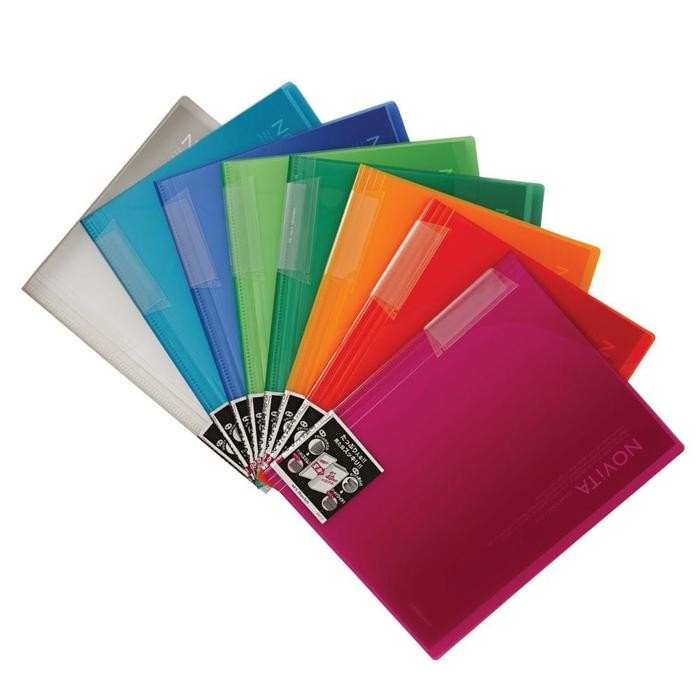 

CLEAR HOLDER NOVITA yang BISA MEMBESAR/EXPENDABLE!!! A4 20Pocket