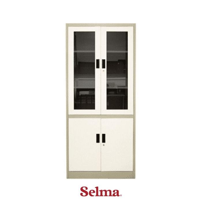 

Selma Simon Lemari Arsip Kantor Metal Pintu Kaca - Hijau/Putih