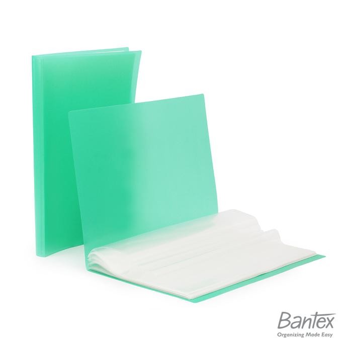 

Bantex Trendy Display Book Folio F4 40 Pocket Grass Green 3395 15