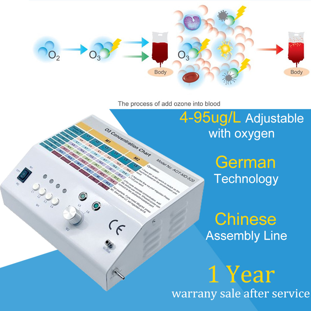 Professional quartz tube technology Ozone Generator for Ozone therapy with ozone destructor