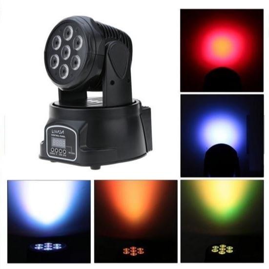 Lampu Panggung Led Mini Moving Head 7X10W