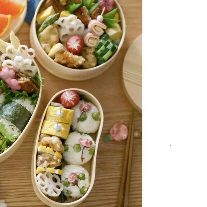 Kotak Bekal Kayu Estetik Box Makan kayu Kotak bento jepang style
