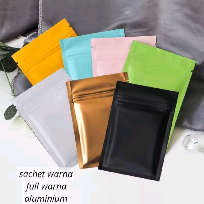 

Satuan -ZIPLOCK KEMASAN SACHET ALUMINIUM/ ZIPPER MASKER, BUBUK KOPI, BUMBU