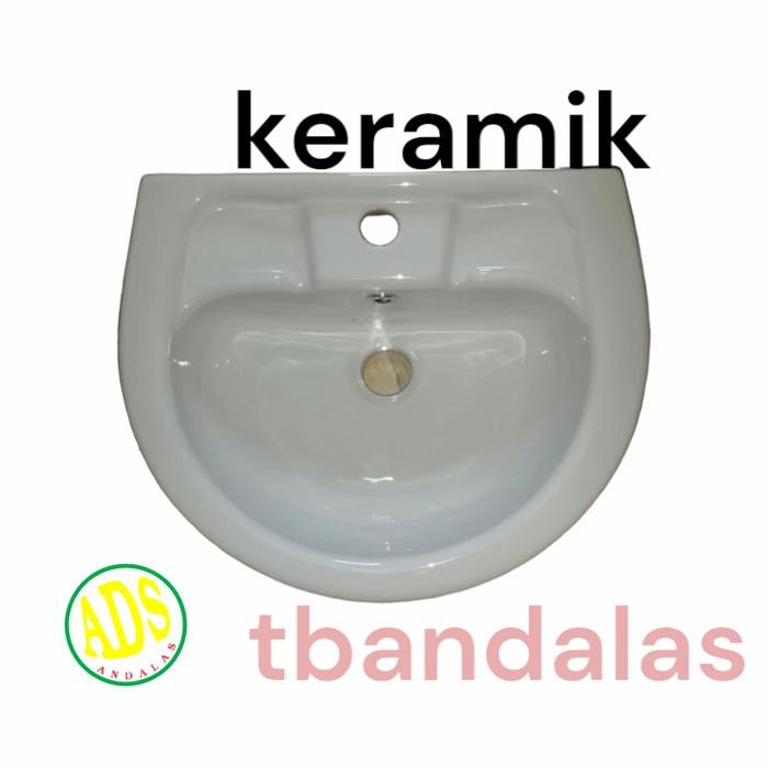 Promo Washtafel Wastafel Cuci Tangan Keramik Kecil Or Besar Berkualitas