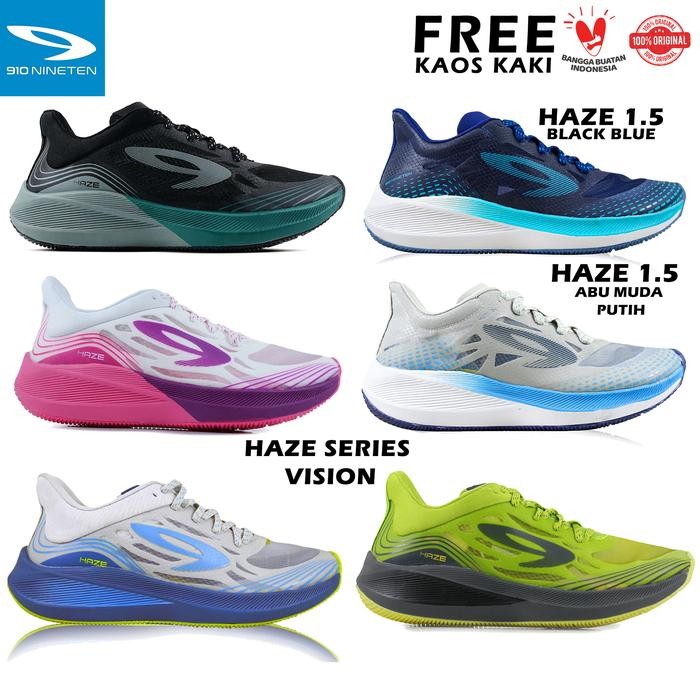 Sepatu Lari Maraton 910 Nineten Haze 1.5 Original Sepatu Running Lari Marathon 910 Nineten Haze