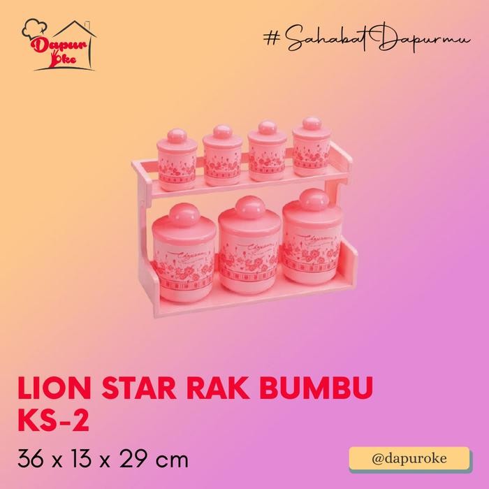 Lion Star Rak Bumbu KS-2 / Family Kitchen Set Kode 1255