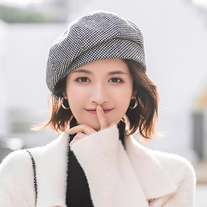 Topi Baret Alice Hat Casual Korea Fashion Wanita Beret Hat