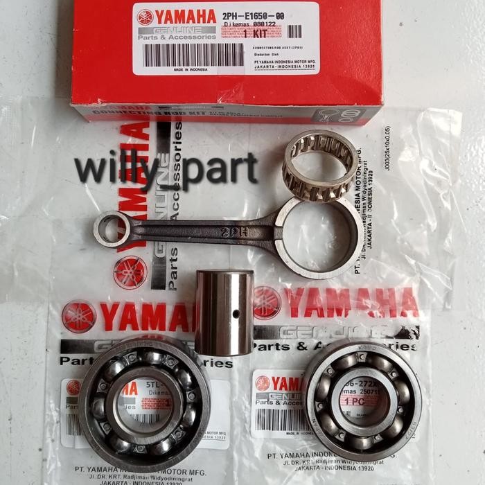 Terbaru Paket Stang Seher Connecting Rod Mio M3 Fino 125 Xride 125 6322 6305 Original