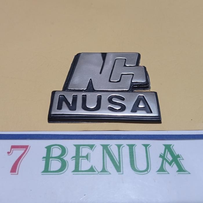 BEST EMBLEM LOGO KAROSERI NCH NUSA KIJANG SUPER/GRAND MODEL KOTAK SILVER