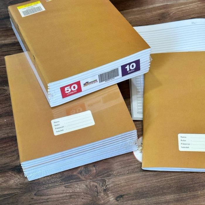 

Terlaris- Buku Tulis Campus Bintang Indonesa Isi 50 Lembar Isi 10 Pcs Caver Sampul Coklat Buku Tulis