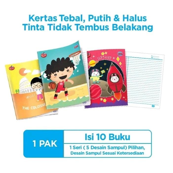 

Terlaris- Buku Tulis Sidu 58 Lembar (10Pcs)