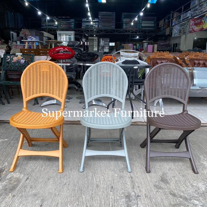 Kursi Plastik Lipat Ofc / Kursi Cafe / Kursi Teras
