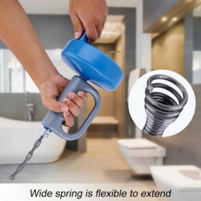 Spiral Drain Opener Spring Wire Rod Auger Snake Pipe Original