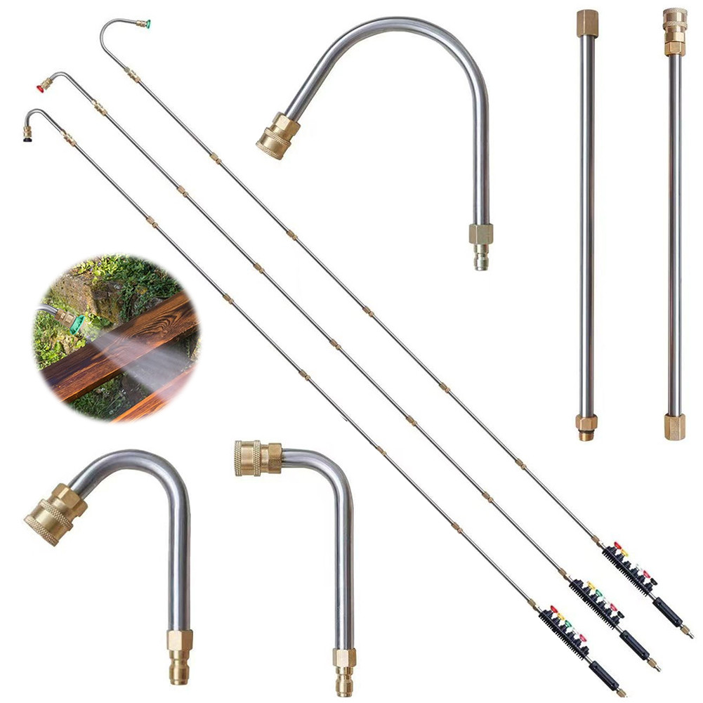 10Pcs High Pressure Washer Wand Set Pressure Washer Extension Wand Set Pressure Washer Lance
