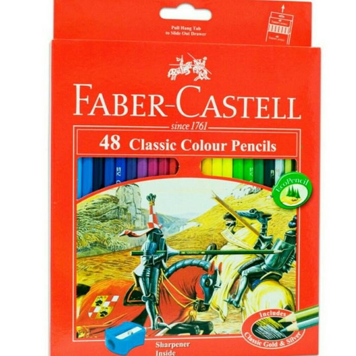 

Pensil Warna Faber Castell 48 Warna Long