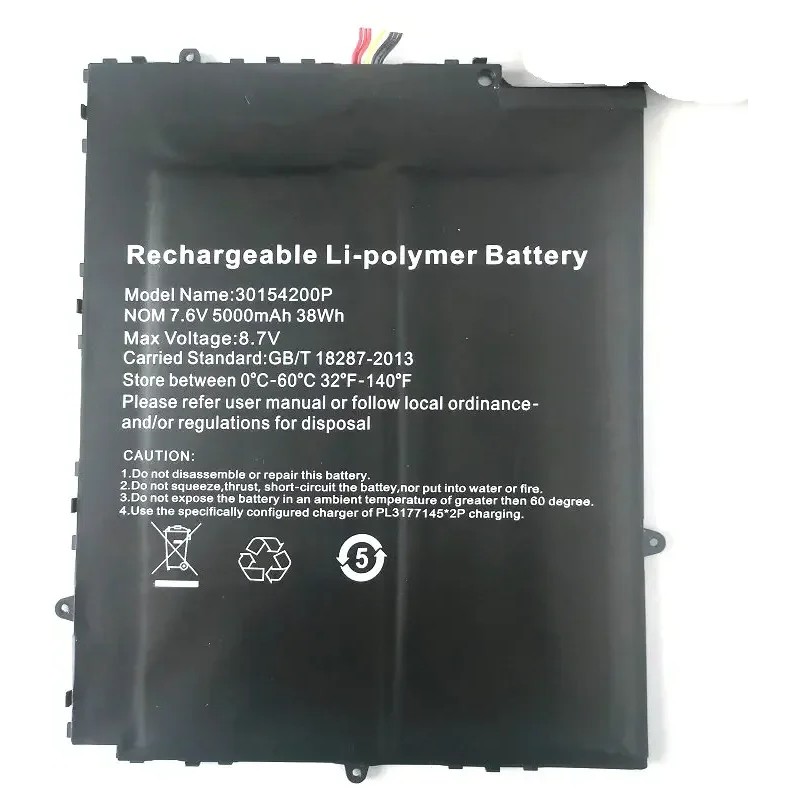 Stonering Original High Quality 5000mAh Battery 30154200P 7.6V with 7 Lines for BMAX Y13 Laptop Pc