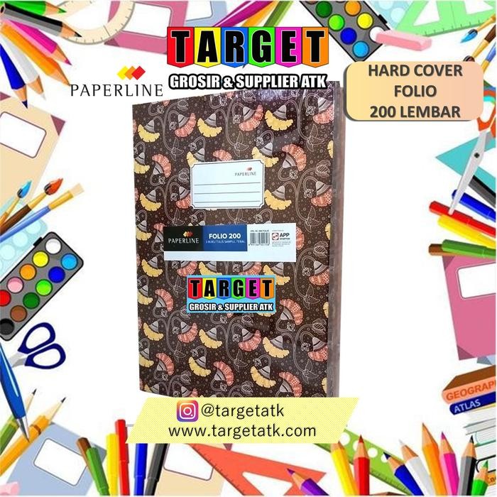

Terlaris- Buku Hard Cover Folio 200 Lembar / Paperline 200 Lembar/Pcs